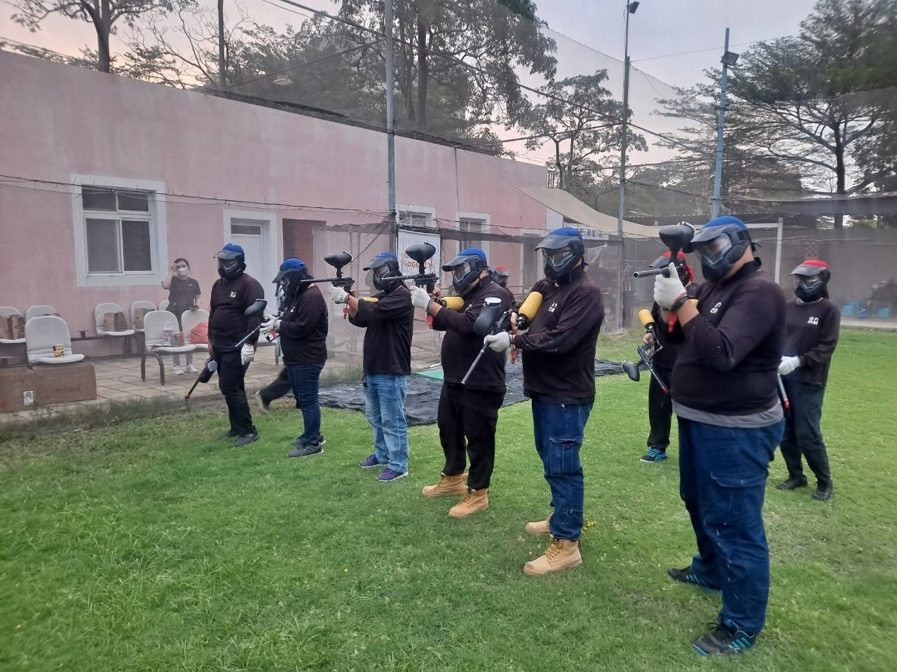 漆彈體驗團隊準備活動